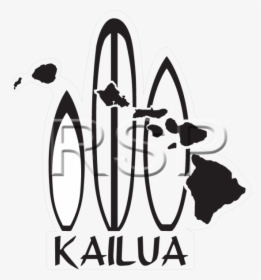 Decal Surfboard Kailua Surf, HD Png Download, Free Download