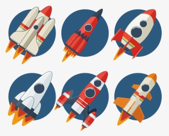 Rocket Launch Spacecraft Transprent - Clipart Space Rocket, HD Png Download, Free Download