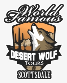 Desert Wolf Tours Logo Buff Colour - Desert Wolf Tours Logo, HD Png Download, Free Download