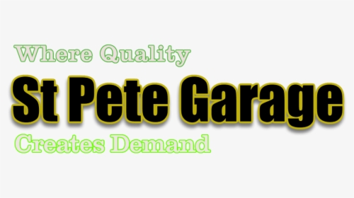 St Pete Garage - Human Action, HD Png Download, Free Download