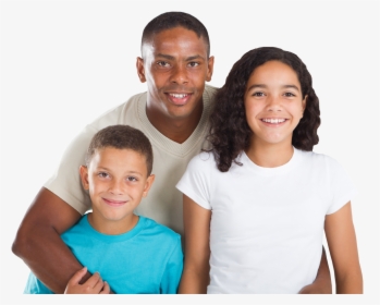 Dad And Kids Png Download Image - Happy Family Png Dad, Transparent Png, Free Download