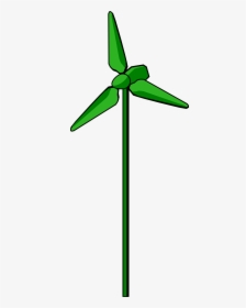 Wind Turbine Green Clip Arts - Wind Turbine Clip Art, HD Png Download, Free Download