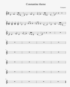 Constantine Theme Sheet Music, HD Png Download, Free Download