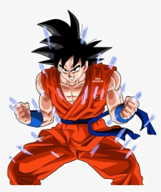 Goku Ready To Fight - Goku With No Background, HD Png Download, Free Download