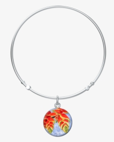 Patuju Bandera Stackable Bangle In Silver - Locket, HD Png Download, Free Download