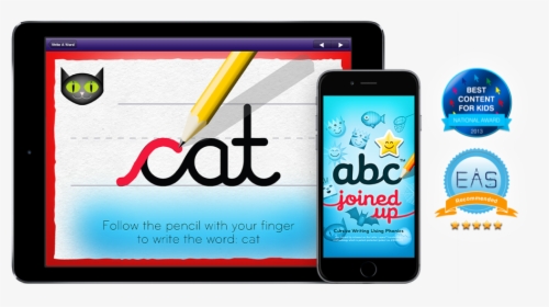 Abc Joined Up Interactive Handwriting App - Smartphone, HD Png Download, Free Download