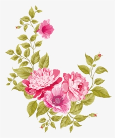 ##pink #watercolour #flower #flowers #paint #paintings - Flower Vector Free Download Png, Transparent Png, Free Download