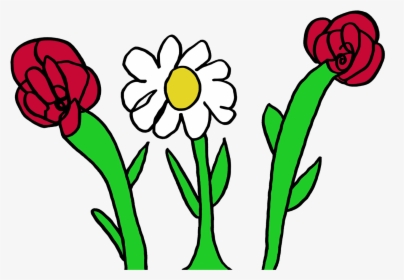 Daisy Flower With Roses, HD Png Download, Free Download