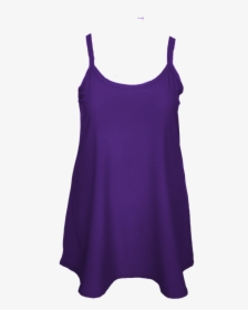 Purple Spaghetti Strap Fit And Flare Slip Dress For - Day Dress, HD Png Download, Free Download
