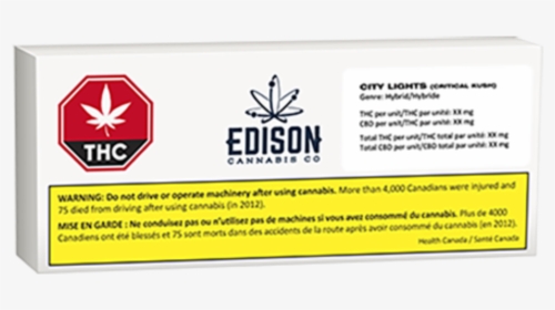 Edison Cannabis Co - Sign, HD Png Download, Free Download