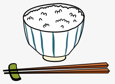 Japanese Rice Bowl - Japanese Rice Clipart, HD Png Download, Free Download