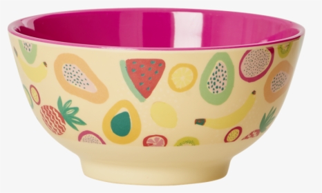 Colourful Tutti Frutti Print Melamine Bowl By Rice - Bowl, HD Png Download, Free Download