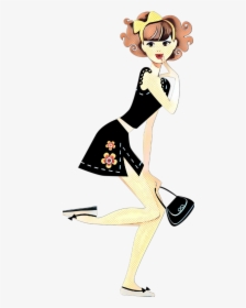 Illustration Clip Art Pin-up Girl Shoe Character - Illustration, HD Png Download, Free Download