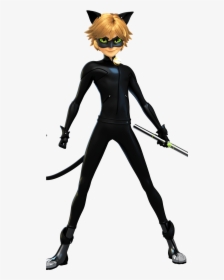 Picture - Miraculous Ladybug Chat Noir Full Body, HD Png Download, Free Download