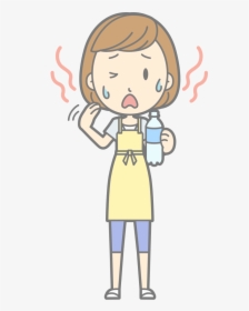 It"s Hot - Hot Weather Cartoon Png, Transparent Png, Free Download