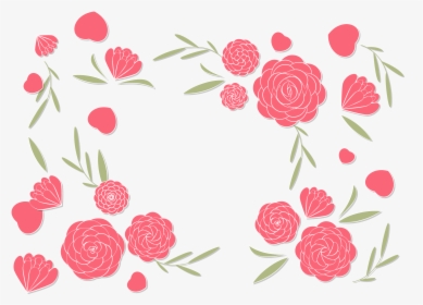 Japanese Camellia Euclidean Vector Floral Design - Garden Roses, HD Png Download, Free Download