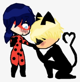 Ladybug And Chat Noir - Ladybug Y Cat Cartoon, HD Png Download, Free Download