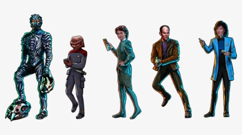 Star Trek Timelines Characters Art, HD Png Download, Free Download