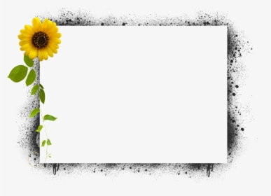 #border #3d #frames #sunflower #leaves - Transparent Frames, HD Png Download, Free Download