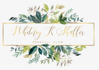 Logo, Greenery, Whitney K Shaffer, Gardener, Greenery, - Watercolor Leaf Transparent Background, HD Png Download, Free Download