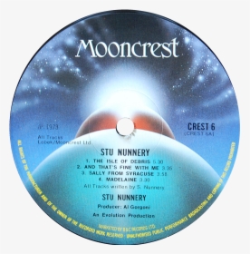 Crest 6 Stu Nunnery Label - Mooncrest Records, HD Png Download, Free Download