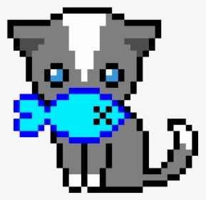 Transparent Dead Fish Png - Cute Cat Pixel Art, Png Download, Free Download