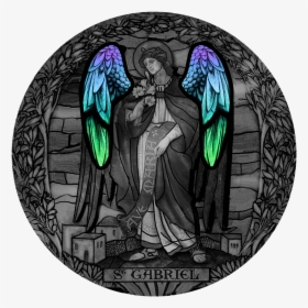 Archangel Gabriel With Glass Insert - Archangel Gabriel 2000 Cfa Coin, HD Png Download, Free Download