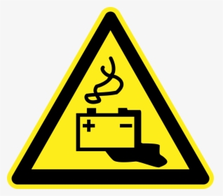 Warning Sign Clipart Electricity Warning Sign Hazard - Warning Yellow Sign Png, Transparent Png, Free Download