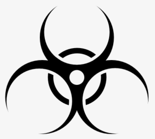Biological Hazard Sign Png Clipart - Biohazard Clipart, Transparent Png, Free Download
