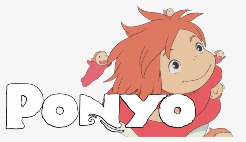 Ponyo On The Cliff - Ponyo Png, Transparent Png, Free Download