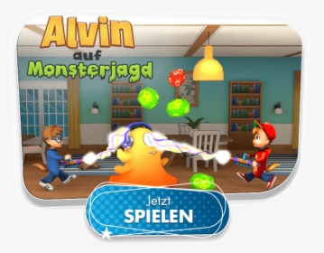 Alvin Auf Monsterjagd - Alvin Und Die Chipmunks Spiele, HD Png Download, Free Download