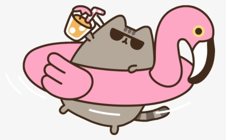 Pusheen Cat Pool, HD Png Download, Free Download