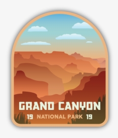 Transparent Grand Canyon Png - Grand Canyon Graphic Design Sticker, Png Download, Free Download