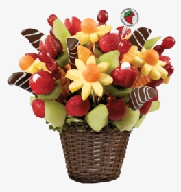 Cute Christmas Gift Basket - Fruits Basket Arrangement Png, Transparent Png, Free Download