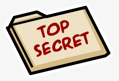 Image Hq Folder Png - Club Penguin Top Secret, Transparent Png, Free Download