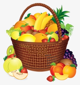 Promo Page Fruit Basket - Clip Art Fruits Basket, HD Png Download, Free Download