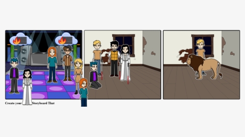 Jace And Clary Meet - Cartoon, HD Png Download, Free Download