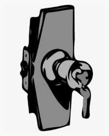 Key, Open, Cartoon, Round, Lock, Close, Locked, Door - Lock And Key Clip Art, HD Png Download, Free Download