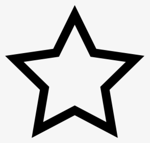 Five Star Line - Star Outline, HD Png Download, Free Download