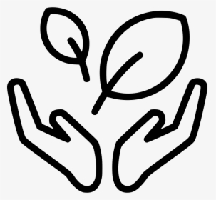 Leaf Hand Nature Camping Outdoor - Développement Durable Logo Png, Transparent Png, Free Download
