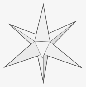 8 Pointed Star Png - 3d 8 Point Star, Transparent Png, Free Download