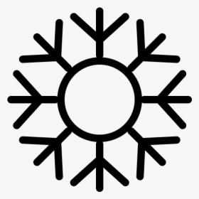 Snowflake Icon Transparent Background - Snowflake Icon Line Png, Png Download, Free Download