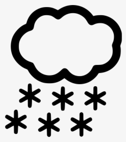 Snowing App Svg Png Icon Free Download - Rain And Snow Symbol, Transparent Png, Free Download