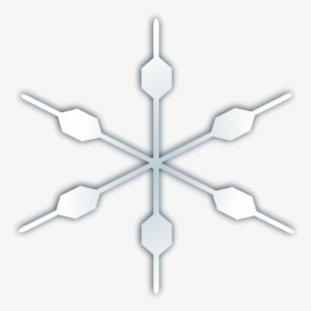 Free Vector Snow Flake Icon - Snow Icon White Transparent, HD Png Download, Free Download