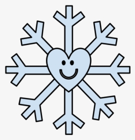 Snowflake, Smiley Face, Heart, Light Blue - Runa De Proteccion Nordica, HD Png Download, Free Download