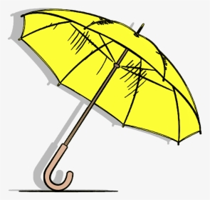 Transparent Yellow Umbrella Clipart - Yellow Umbrella Umbrella Clipart Png, Png Download, Free Download