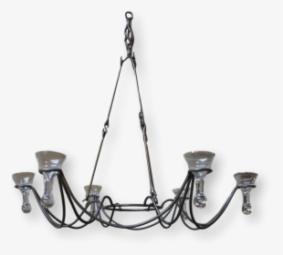Com/products/6 Arm Votive Light Iron Chandelier - Chandelier, HD Png Download, Free Download