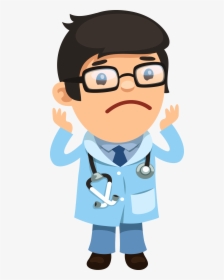 Physician Hospital Icon - Male Teacher Transparent Cartoon, HD Png Download, Free Download