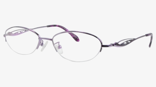 Purple Glasses Frame - Purple Wire Frame Glasses, HD Png Download, Free Download