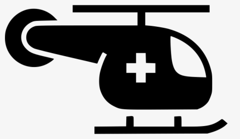 Helicopter Ambulance Transportation Medical - Medical Symbol With Helicopter, HD Png Download, Free Download